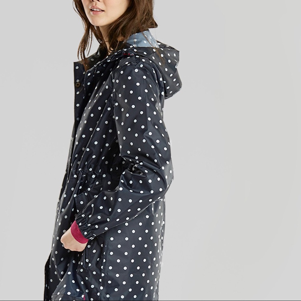 Joules polka dot raincoat